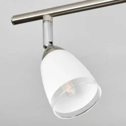 Plafonnier Holualoa LED Nickel mat, 4 lumières