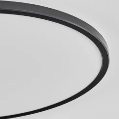 Plafonnier Hooper LED Noir, 1 lumière