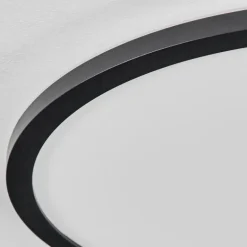 Plafonnier Hooper LED Noir, 1 lumière