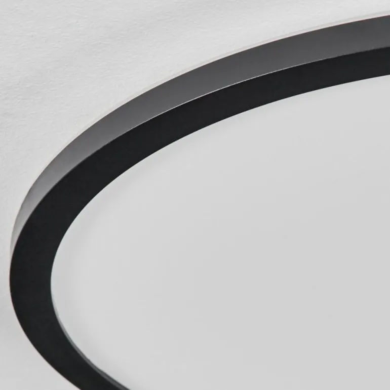 Plafonnier Hooper LED Noir, 1 lumière