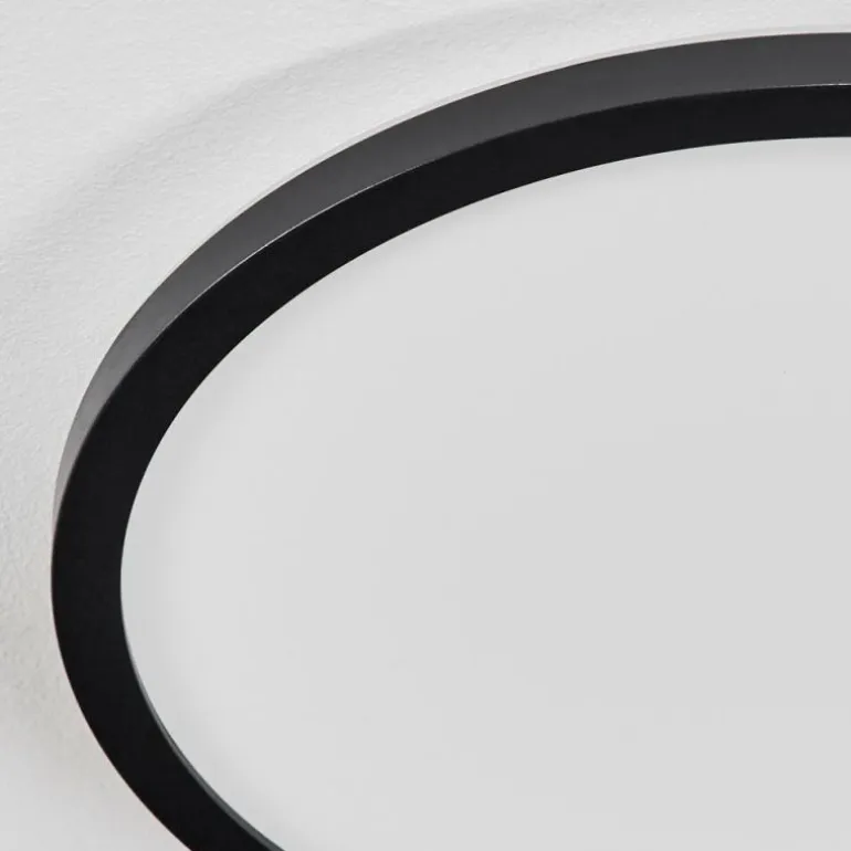 Plafonnier Hooper LED Noir, 1 lumière