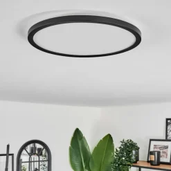 Plafonnier Hooper LED Noir, 1 lumière