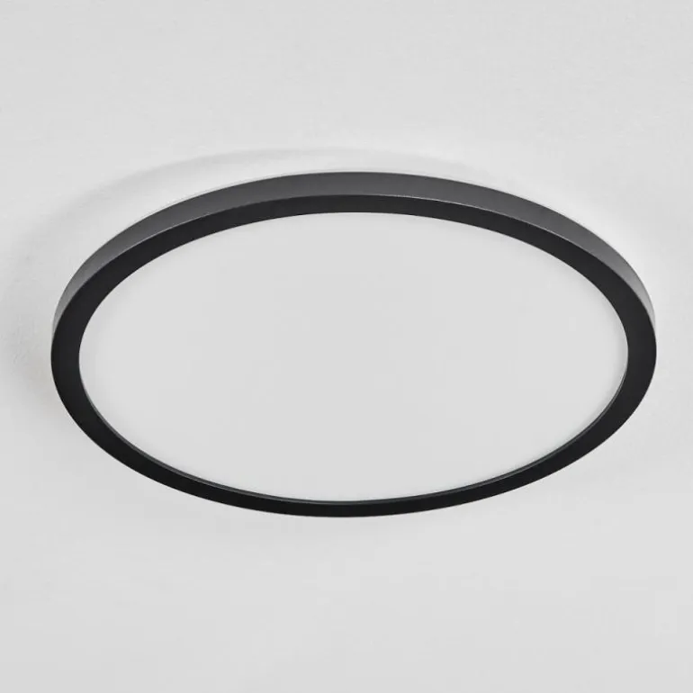 Plafonnier Hooper LED Noir, 1 lumière