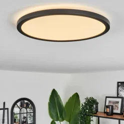 Plafonnier Hooper LED Noir, 1 lumière