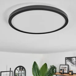 Plafonnier Hooper LED Noir, 1 lumière