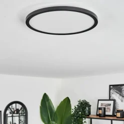 Plafonnier Hooper LED Noir, 1 lumière