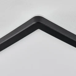 Plafonnier Hortinhas LED Noir, 1 lumière, Télécommandes, Changeur de couleurs