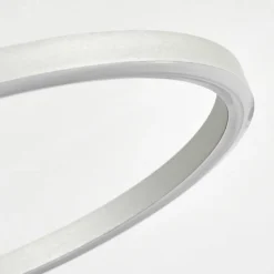 Plafonnier Hosum LED Nickel mat, 1 lumière