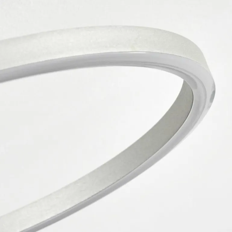 Plafonnier Hosum LED Nickel mat, 1 lumière