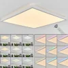 Plafonnier Hotinhas LED Blanc, 1 lumière, Télécommandes, Changeur de couleurs