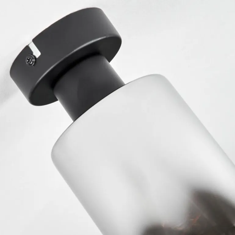 Plafonnier Hunouri Noir, 1 lumière