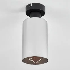 Plafonnier Hunouri Noir, 1 lumière