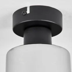 Plafonnier Hunouri Noir, 1 lumière
