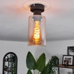 Plafonnier Hunouri Noir, 1 lumière