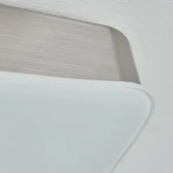 Plafonnier Hutton LED Nickel mat, 1 lumière