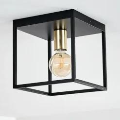 Plafonnier Ibusuki Noir, 1 lumière