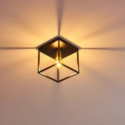 Plafonnier Ibusuki Noir, 1 lumière