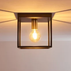 Plafonnier Ibusuki Noir, 1 lumière