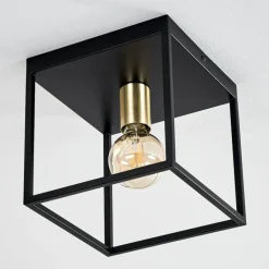 Plafonnier Ibusuki Noir, 1 lumière