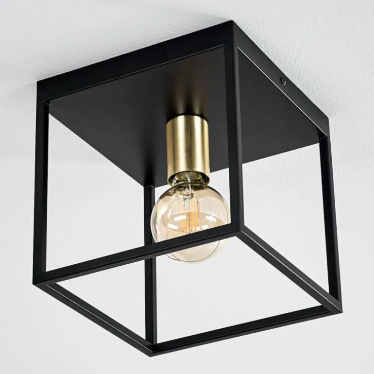 Plafonnier Ibusuki Noir, 1 lumière