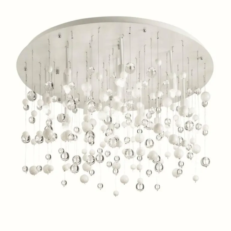 Plafonnier Ideal Lux NEVE Blanc, 12 lumières