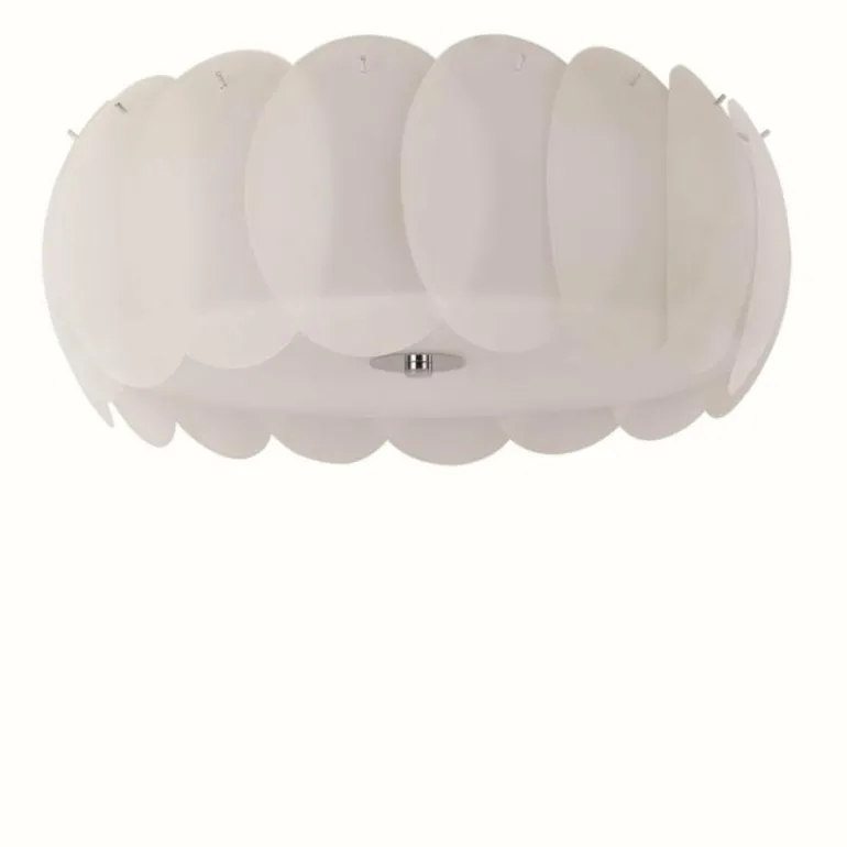 Plafonnier Ideal Lux OVALINO Blanc, 8 lumières