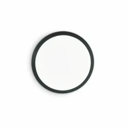 Plafonnier Ideallux GEMMA LED Noir, 1 lumière