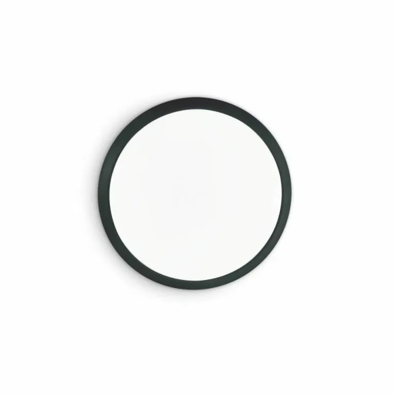 Plafonnier Ideallux GEMMA LED Noir, 1 lumière