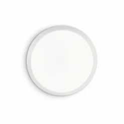 Plafonnier Ideallux GEMMA LED Blanc, 1 lumière