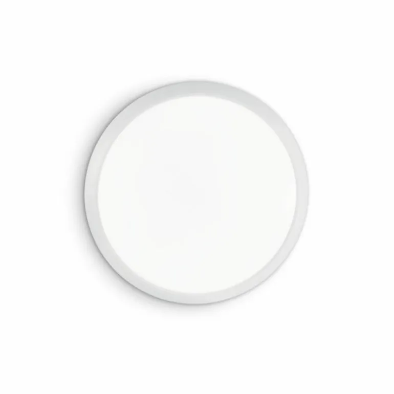 Plafonnier Ideallux GEMMA LED Blanc, 1 lumière