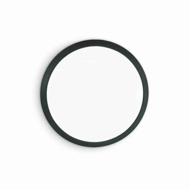 Plafonnier Ideallux GEMMA LED Noir, 1 lumière