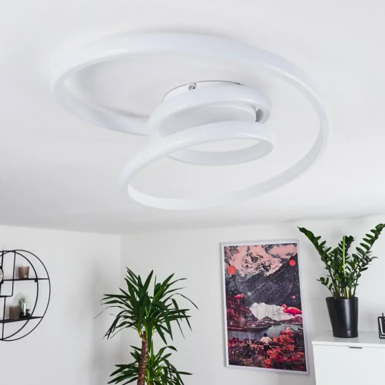 Plafonnier Ignal LED Blanc, 1 lumière