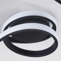 Plafonnier Ignal LED Noir, 1 lumière