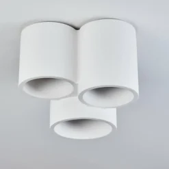 Plafonnier Ililai Blanc, 3 lumières