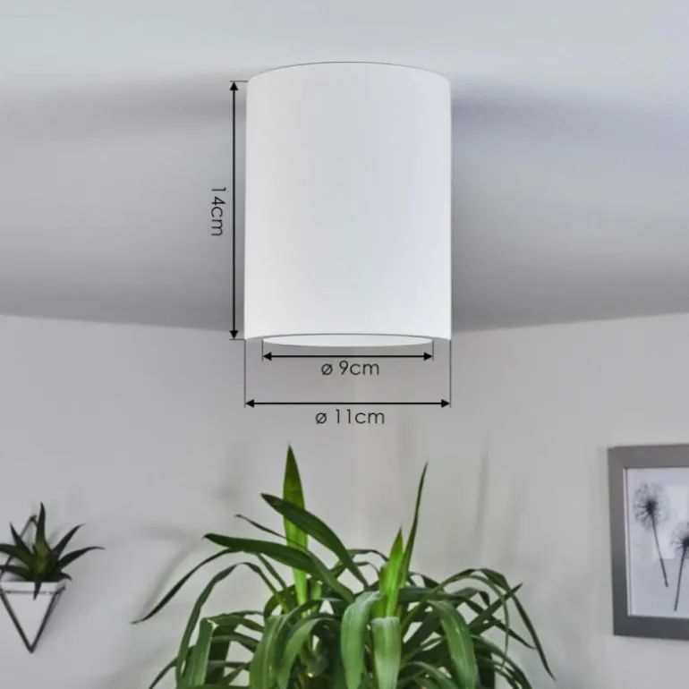 Plafonnier Ililai Blanc, 1 lumière