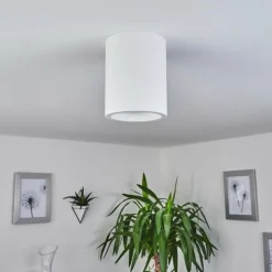 Plafonnier Ililai Blanc, 1 lumière