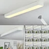 Plafonnier Iriondo LED Blanc, 1 lumière, Télécommandes