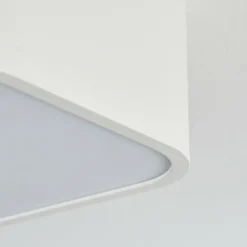 Plafonnier Iriondo LED Blanc, 1 lumière, Télécommandes