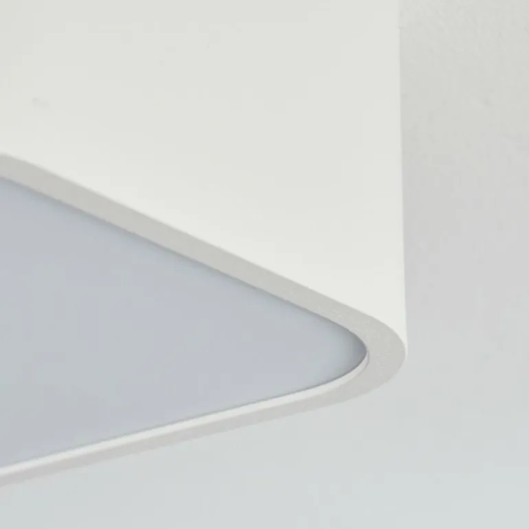 Plafonnier Iriondo LED Blanc, 1 lumière, Télécommandes