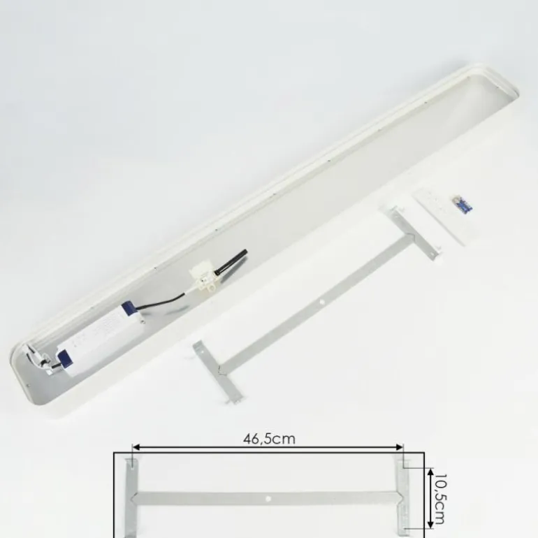 Plafonnier Iriondo LED Blanc, 1 lumière, Télécommandes