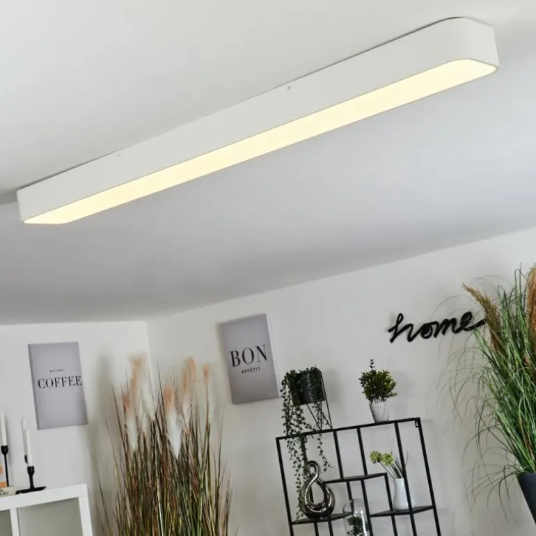Plafonnier Iriondo LED Blanc, 1 lumière, Télécommandes