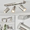 Plafonnier Javel Chrome, Nickel mat, 3 lumières