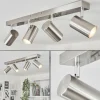 Plafonnier Javel Chrome, Nickel mat, 4 lumières
