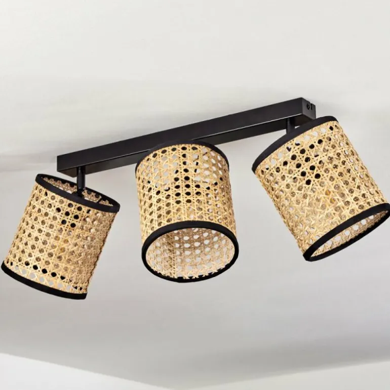 Plafonnier Jonas Noir, 3 lumières