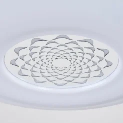 Plafonnier Kaas LED Chrome, Blanc, 1 lumière