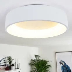 Plafonnier Kampala LED Blanc, 1 lumière