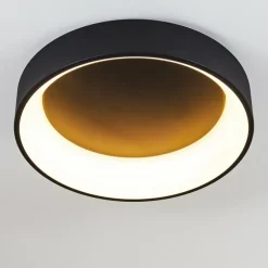 Plafonnier Kampala LED Noir, 1 lumière