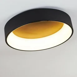 Plafonnier Kampala LED Noir, 1 lumière