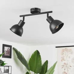 Plafonnier Kansela Noir, 2 lumières