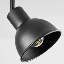 Plafonnier Kansela Noir, 2 lumières